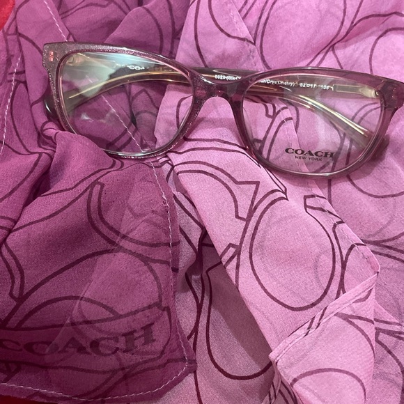 Bundle Coach Eyeglass and Scarf NWOT - Picture 5 of 6